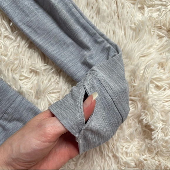 THE NORTH FACE GRAY Pseudio Puffer Jacket Thumbholes Womens size XS - Picture 8 of 14